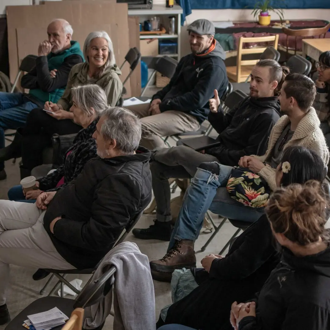 Permaculture Design Course participants learning key concepts