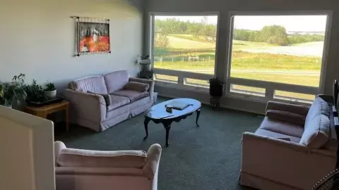 Living area at the Change Center house