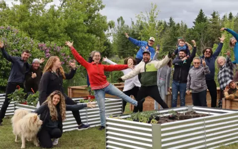 Permaculture students celebrate their success