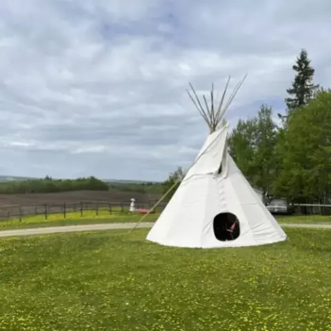 Teepee at the Change Center